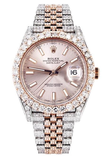 rolex datejust rose gold diamonds|rolex rose gold datejust price.